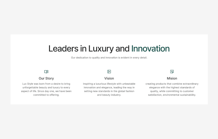 About Us #02 – Lux Styles