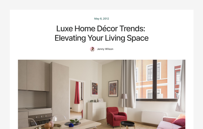 Blog Detail #2 – Lux Styles