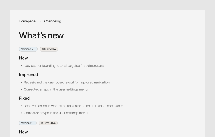 Changelog #2 – Minimal Styles