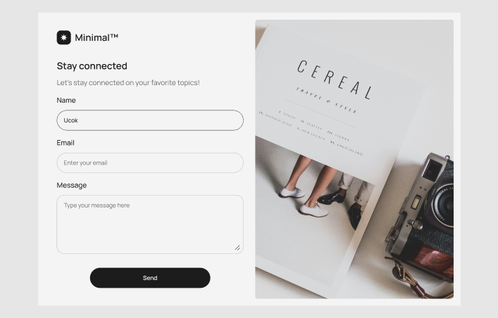 Contact #5 – Minimal Styles