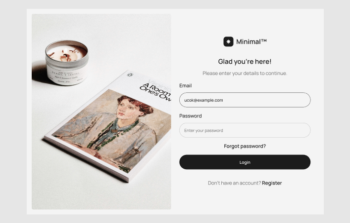 Login #4 – Minimal Styles