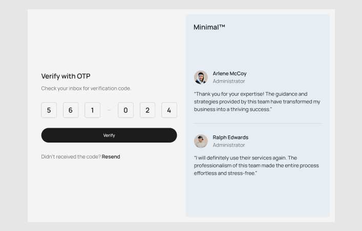 OTP #3 – Minimal Styles