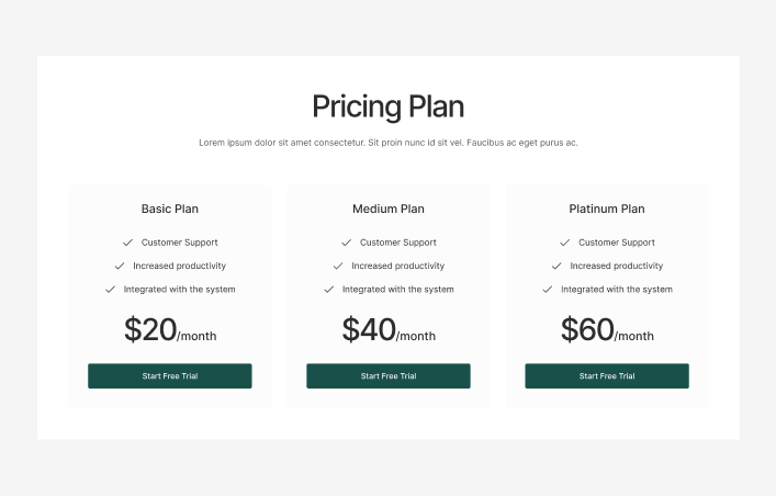 Pricing #4 – Lux Styles