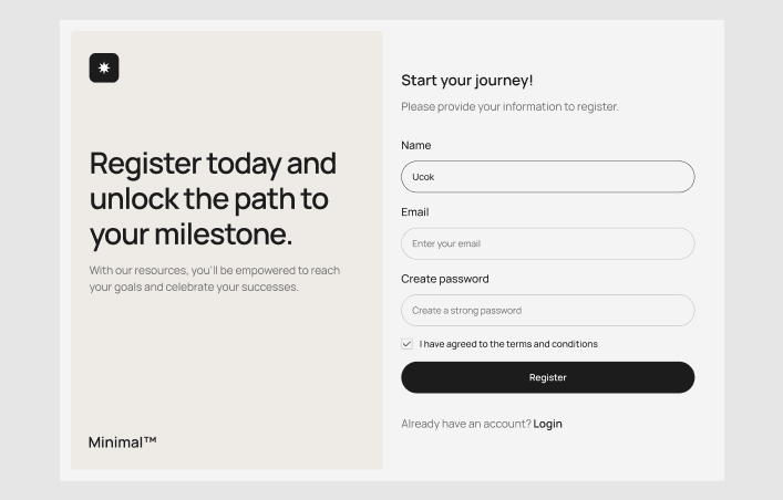Register #2 – Minimal Styles