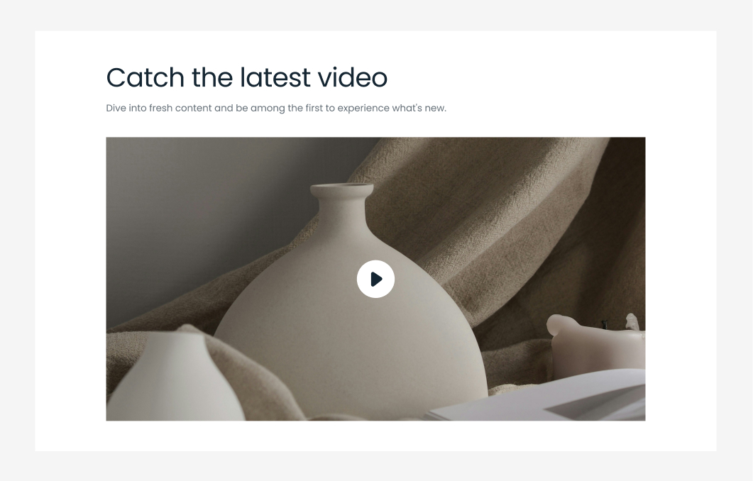 Video Player #2 – Lucid Styles