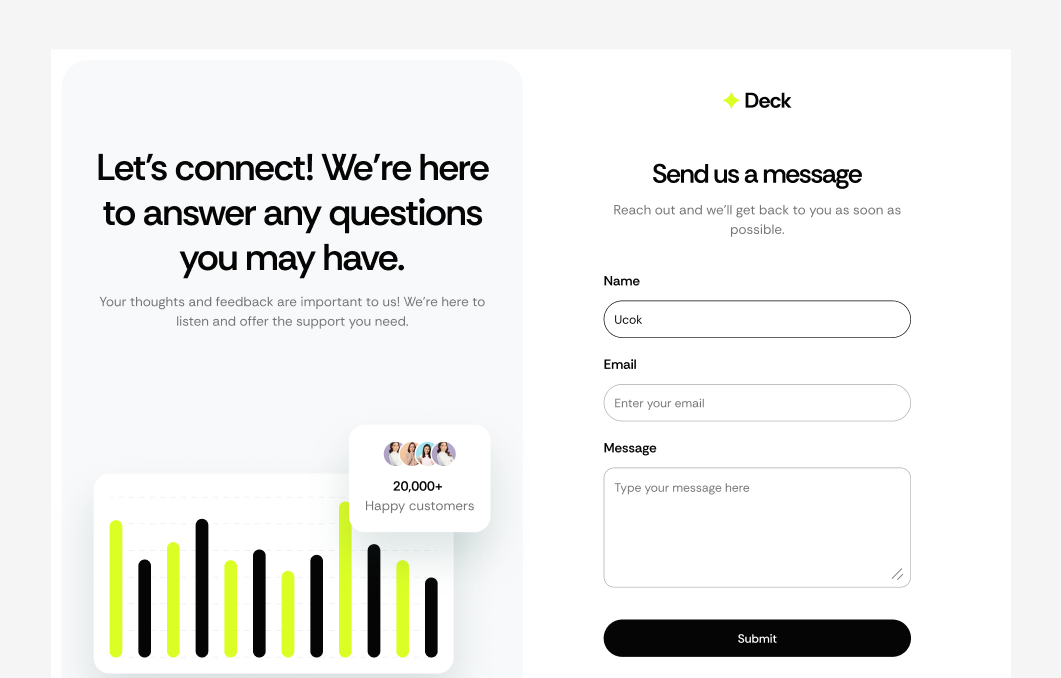 Contact #4 – Deck Styles