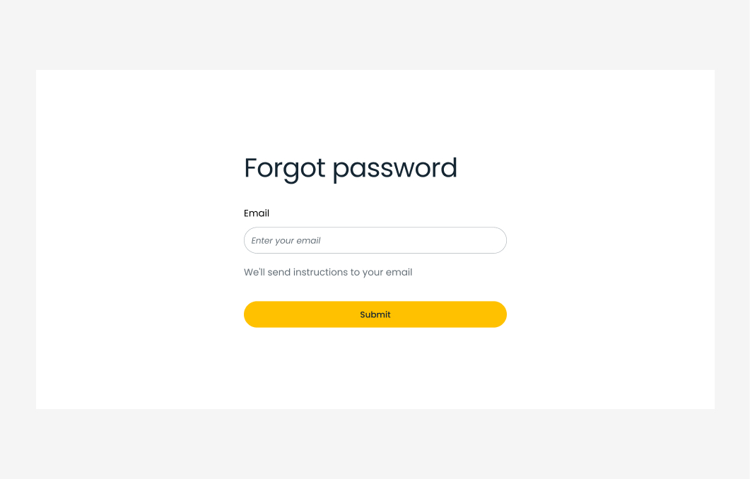 Forgot Password #1 – Lucid Styles