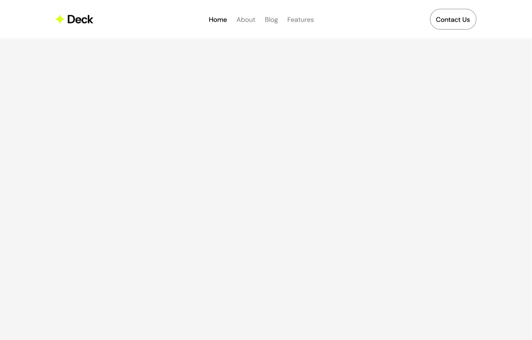 Navigation #3 – Deck Styles