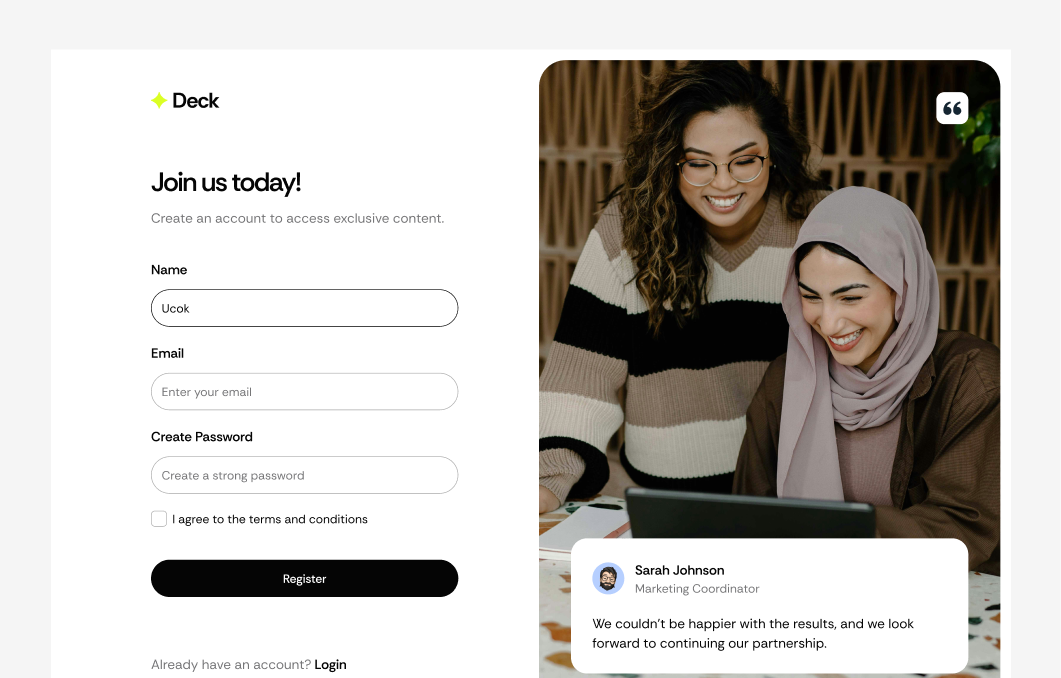 Register #2 – Deck Styles