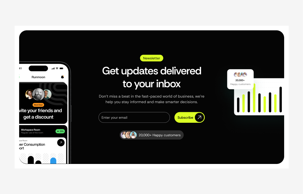 Subscribe Form #5 – Deck Styles