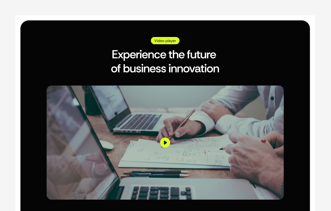Video Player #1 – Deck Styles