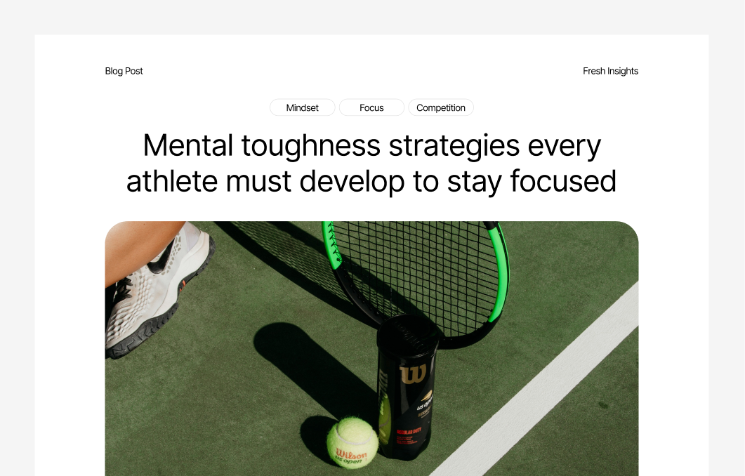 Blog Detail #1 – Identity Styles