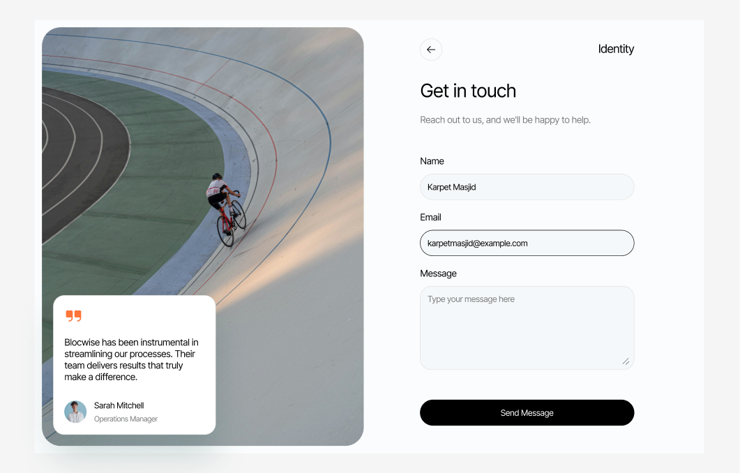 Contact #1 – Identity Styles