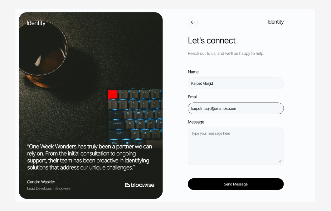 Contact #3 – Identity Styles