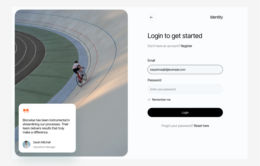 Login #1 – Identity Styles
