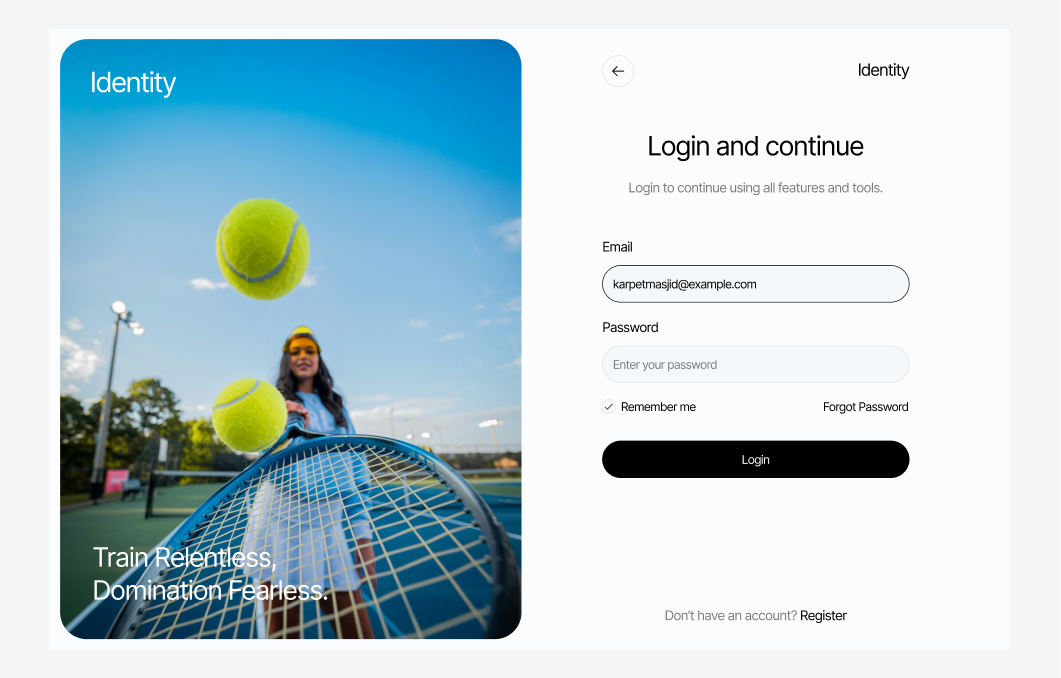 Login #5 – Identity Styles