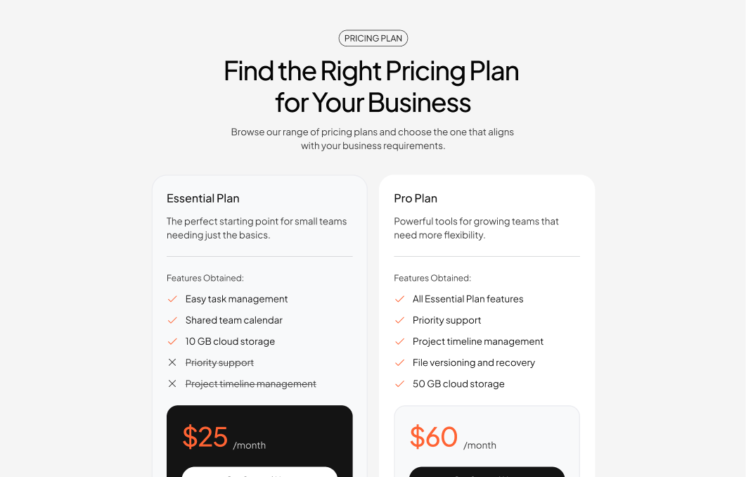 Pricing #4 – Neowell Styles