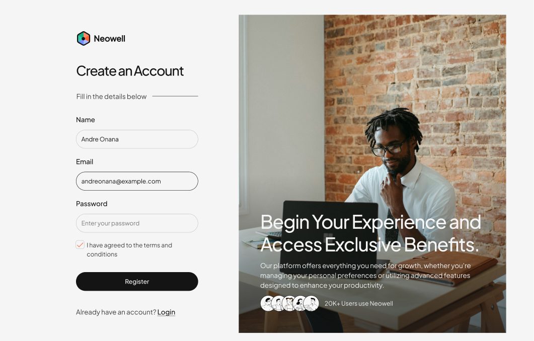 Register #4 – Neowell Styles