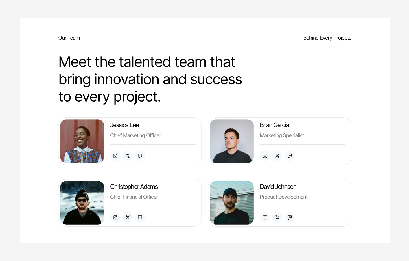 Team #1 – Identity Styles