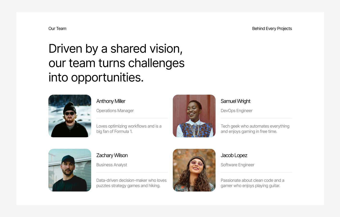 Team #4 – Identity Styles