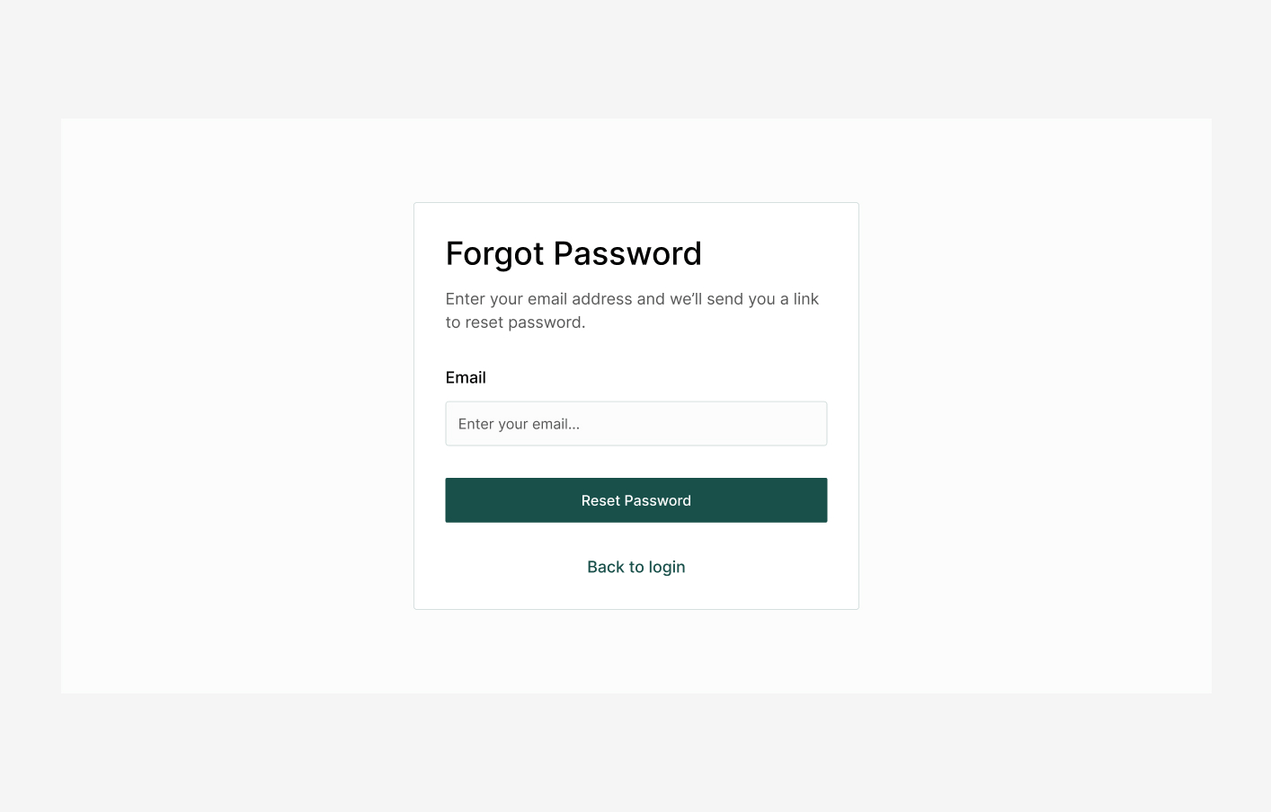 Forgot Password #2 – Lux Styles
