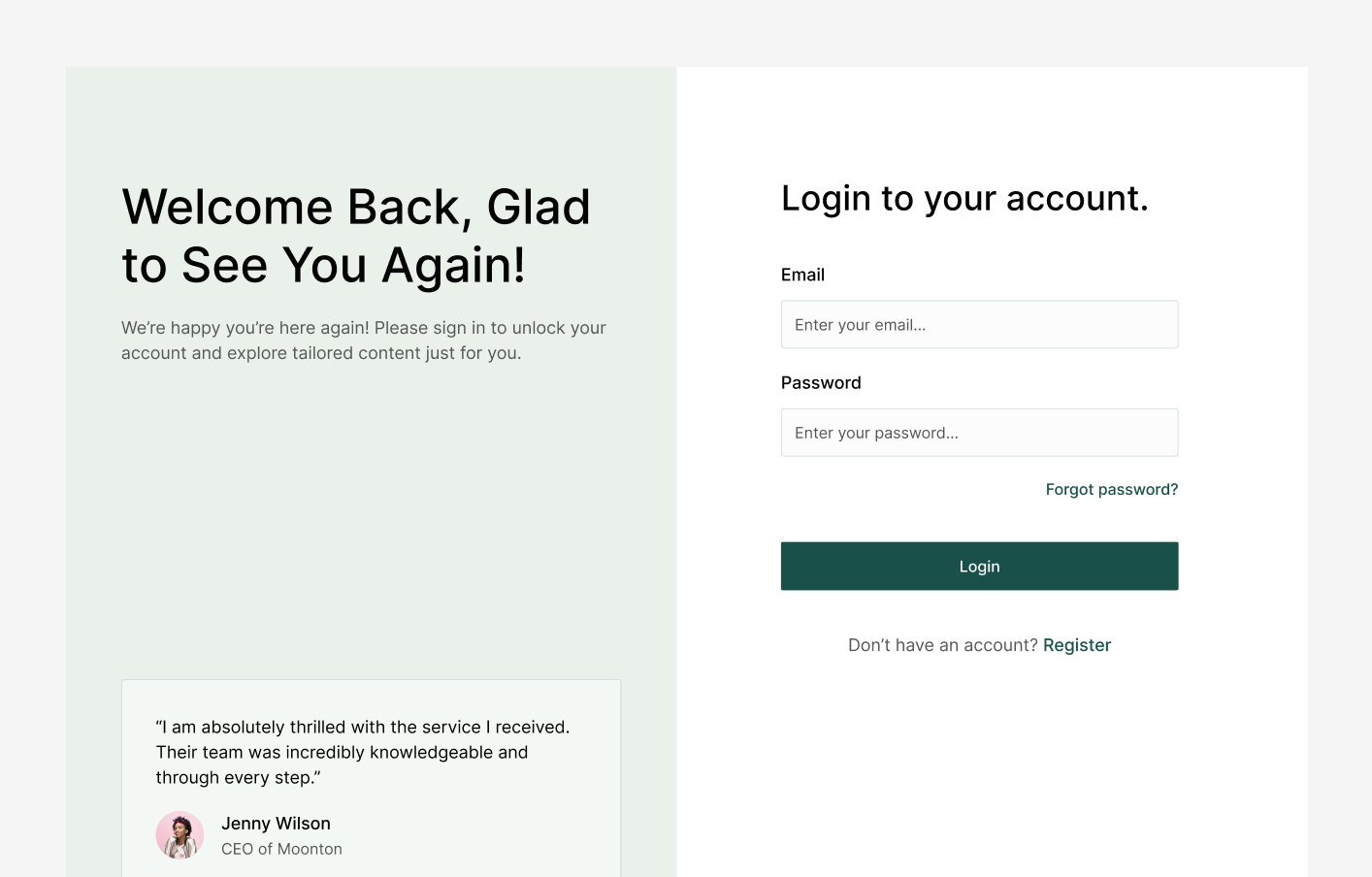 Login #1 – Lux Styles