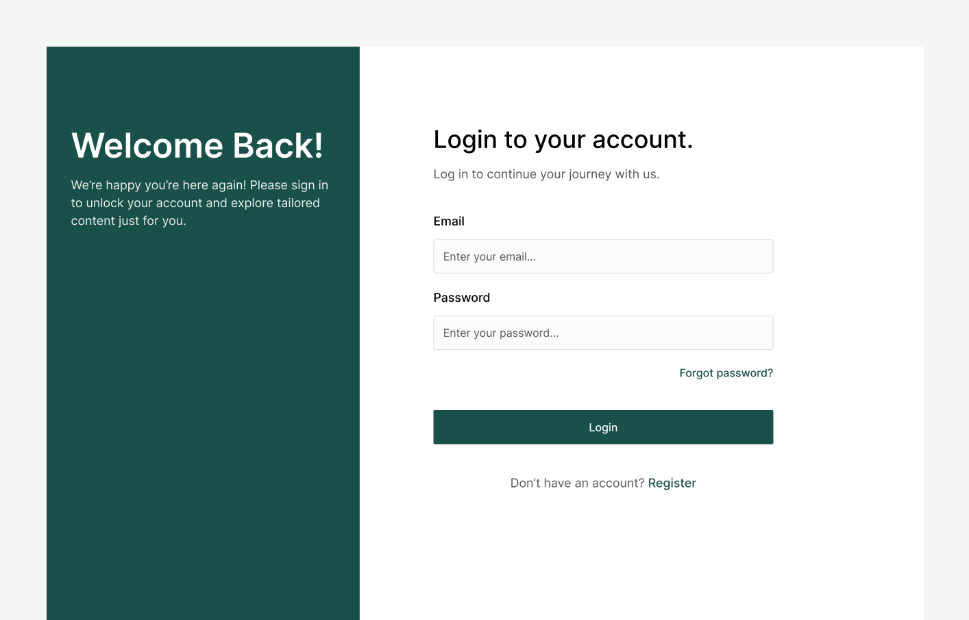 Login #3 – Lux Styles